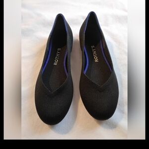 Rothy's The Flat in Black Solid